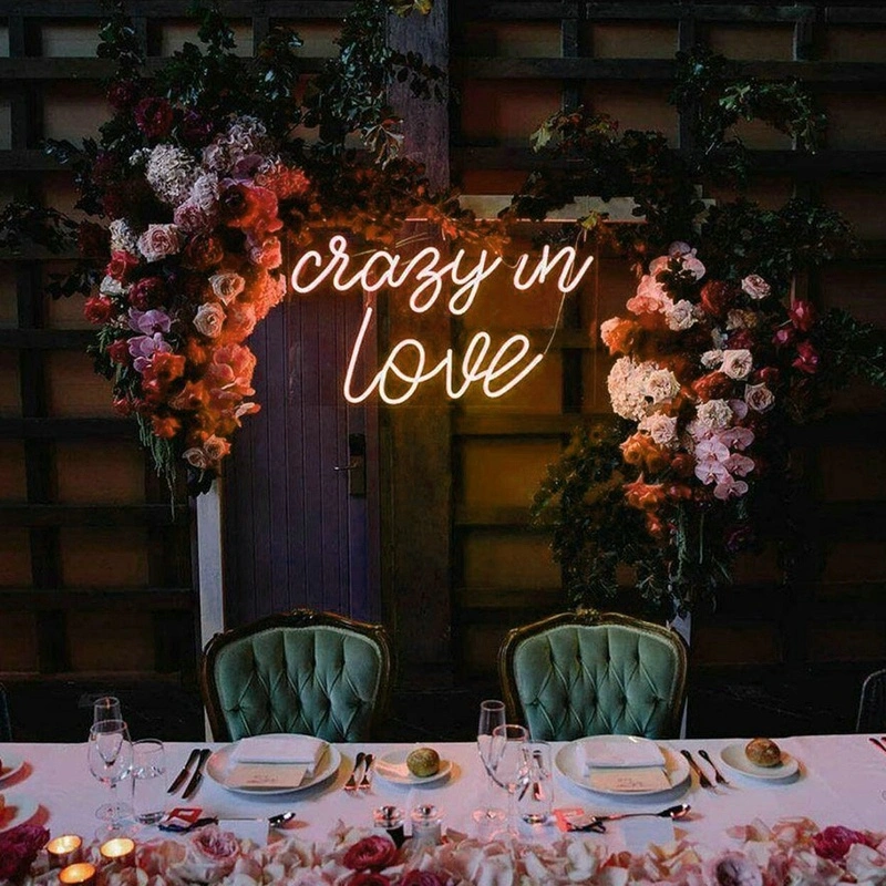 integrate neon sign for  restaurant